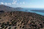 Schisma Eloundas MIT VIDEO! Kreta, Schisma Eloundas: Exklusives Grundstück mit Meerblick und Baugenehmigung zu verkaufen Grundstück kaufen